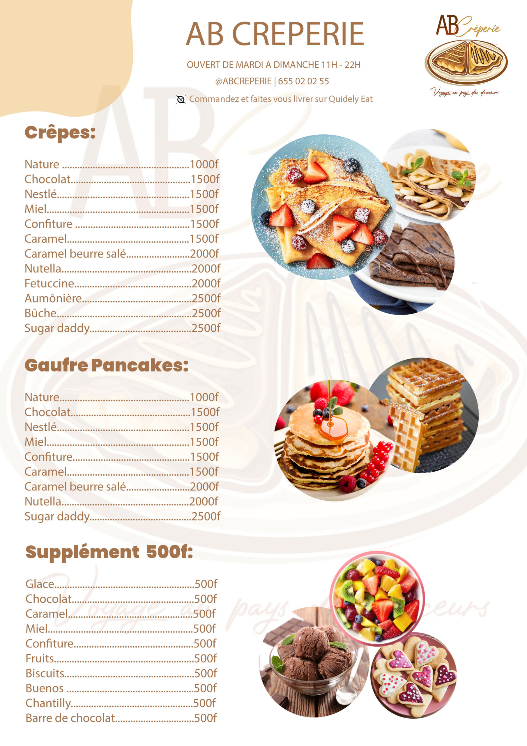 AB Crêperie restaurant- Smook Creative - voyage au pays des douceurs